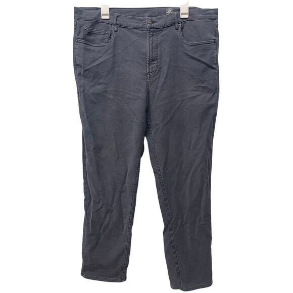 Faherty Men's Stretch Terry 5-Pocket Athletic fit pant Navy size 38x32 - Picture 1 of 7